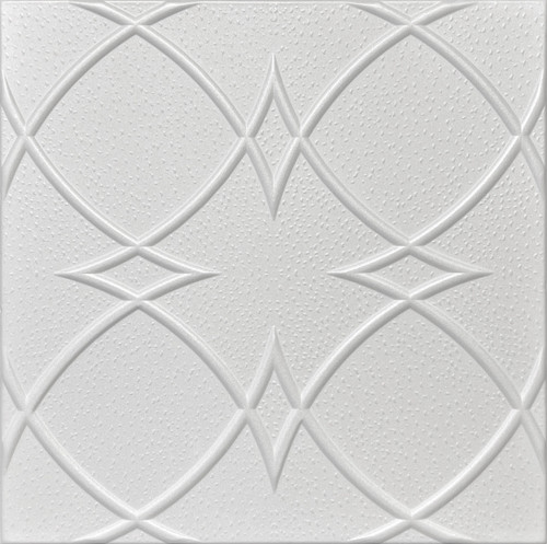 R23 Eta - 20 in x 20 in, Glue-Up, Styrofoam Ceiling Tile
