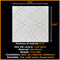 R23 Eta Styrofoam Glue Up Ceiling Tile 20"x20"