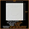 R46 Vector Plain White Styrofoam Glue Up Ceiling Tile 20"x20"
