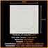 R8 Enea Styrofoam Glue Up Ceiling Tile 20"x20"