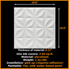 R3 Kloster Styrofoam Glue Up Ceiling Tile 20"x20"