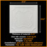 R37 Styrofoam Glue Up Ceiling Tile 20"x20"