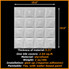 R40 Aerial Village Styrofoam Glue Up Ceiling Tile 20"x20"