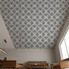 Black Shells - Printed Design Styrofoam Glue Up Ceiling Tile 20x20 - AS IS