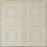 R11 Washed Gold Styrofoam Glue Up Ceiling Tile 20"x20"