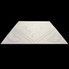 R2 Plain White 20x20 Ceiling Tile - LOT of 8 pcs (AS IS)