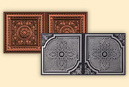 Faux Tin PVC Ceiling Tiles 2'x4'