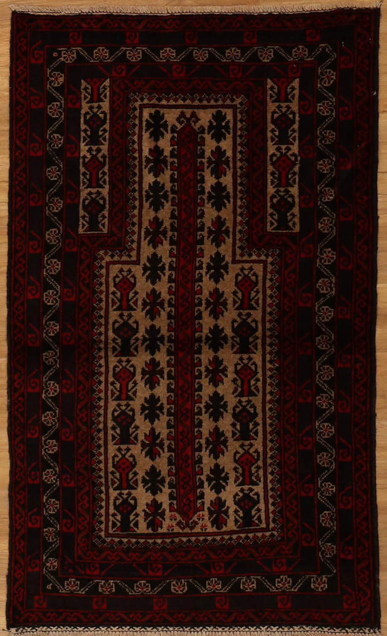 Afghan Baluch rug 2'9 X4'7