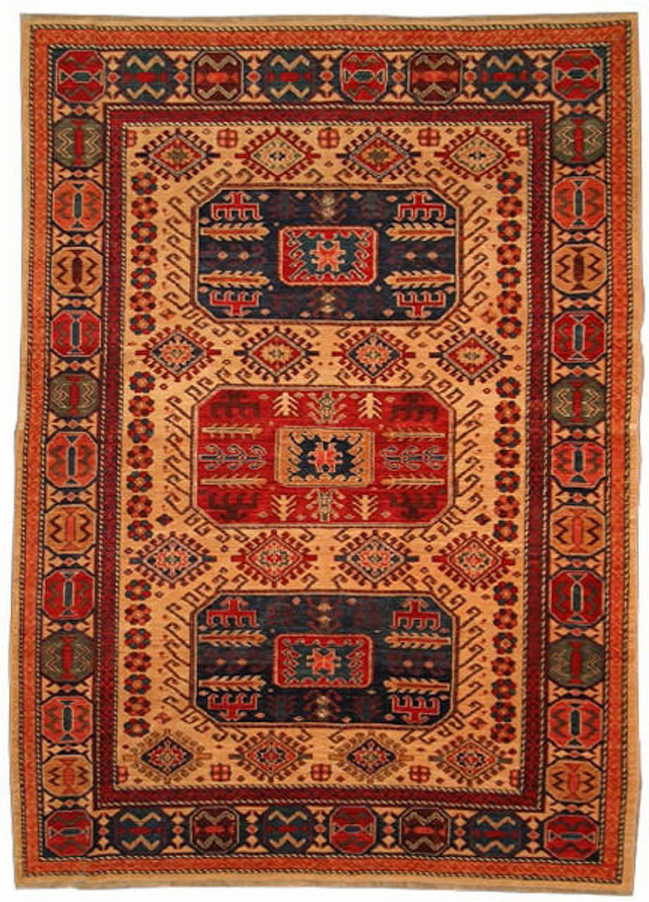 ラグ IDEE - Vintage Afghan  Tribal rug Vintage Afghan Tribal rug - 3'4 x 6'8 - 102 x 202 cm.