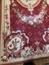 French Design Needlepoint Runner 2'6 x 10'