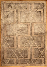 India 2' X 3'  Modern design Tibetan 120 Knot made in India 