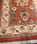 Nine foot wide salmon color runner - Handwoven (3'x 9'4")