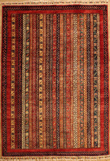 Transitional Multi-color transitional design rug 4'1 X 5'10 