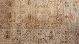 Afghanistan 4'9 X 6'10 light color rug 