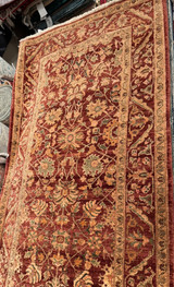 Eight foot burgundy color runner 2'11" x 7'9"