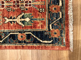 Traditional 1'11 x 3' Hand Knotted Area rug 