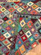 Kilim Rugs Handmade Maimana Kilim 4'3 x 5'8 