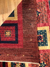 Modern colorful  Modern design rug 5'1 x 6'10 