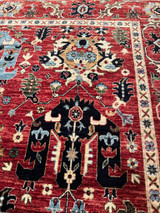 Geometric design room size rug 7'10 x 10'