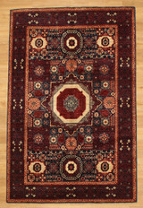 Tribal Rugs Geomantic  design area rug 4'2 x 6'5 