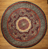 Round rugs round 9'11 x 9'11 Mamluk design carpet 