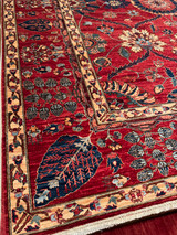 Red Overall design 8'2 x 9'9 rug