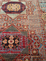 Repeated medallion 8'1 X 9'9 rug