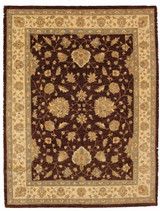 Traditional Brown background  8x10.7 carpet 