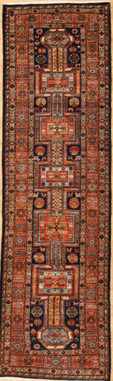 Tribal Rugs Geometric  design runner 2'9 x 9'6 