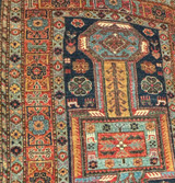 Geometric  design runner 2'9 x 9'6