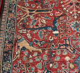 Red background Traditional runner - Handwoven (2'8 X 9'7)