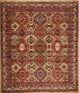 Tribal Rugs Caucasian design carpet 8'3 X 9'9 