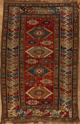 Antique Rugs Antique Caucasian carpet 3'10 X 5'11 
