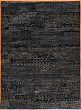 Modern Dark Blue Modern design 5'11 X 7'11 Carpet 