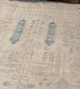 light color beige background Tree design decorative runner 2'8X9'5