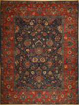 Traditional High quality fine weave classic design Oriental rug 9'1 X 11'9 