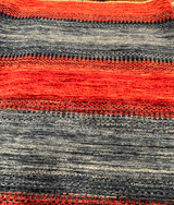 Colorful Hand-Knotted Afghani Runner 2'9x9'7