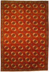 Turkmen style carpets