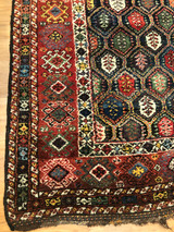 Antique Bakhtiari style Tribal rug 4'x9'10
