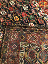 Antique Bakhtiari style Tribal rug 4'x9'10