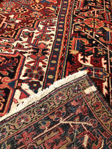 Ventage Hand Knotted Heriz style rug 8'8 x 12'