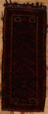 Hand Knotted Vantage Afghan Tribal bage 1'7 x 3'10