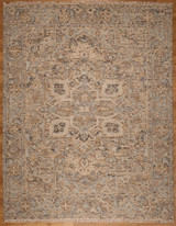Hand Carder wool Pastel color rug 8 x1 0