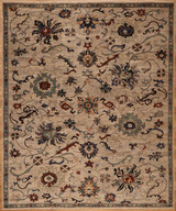 Gray background room size carpet 8'x9'10