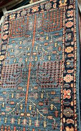 2x6 Ligh blue background, narrow and short runner.