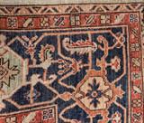 8'x10' Hand knotted Pakistan Sage Gray background Room size Rug.