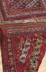 5 feet Long Hand-woven Persian Bakhtiari Runner.