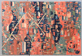 5' x 8' Hand-Knotted Nepalese Village Scene Rug