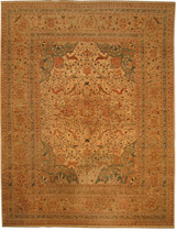 Transitional Light color Farahan design rug 8'11 X 11'8 