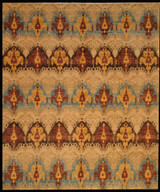 Transitional Ikat design rug 8' x 9'6 